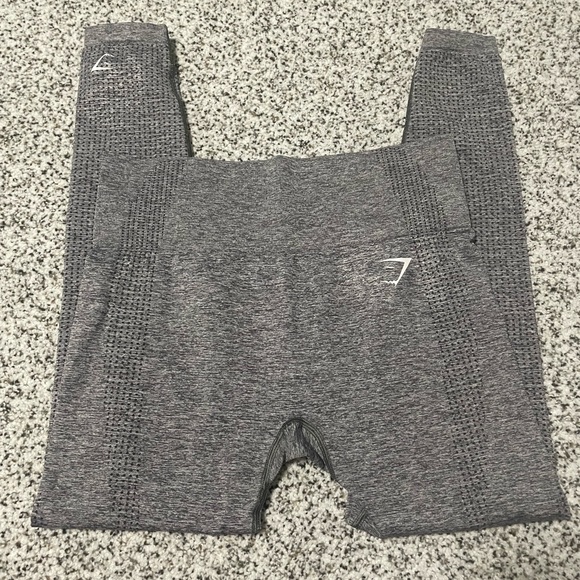 GymShark Vital Seamless Gray Leggings. Size Medium - Picture 2 of 2